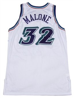 2002-03 Karl Malone Game Used Utah Jazz Home Jersey